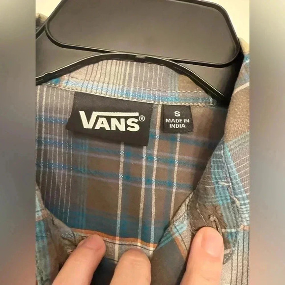Vans flannel t shirt size S - Picture 4 of 4